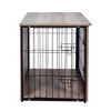 Kumasinova 33"/44"/40" Dog Crate Furniture,Dog Kennel Indoor with Dual Door,Dog Cage Medium Sized Dog with Modern Design,Dog Crates for Medium Dogs - 4 of 4