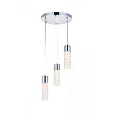 Elegant Lighting Constellation 3 light Chrome LED Pendant