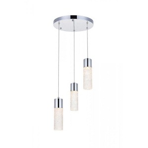 Elegant Lighting Constellation 3 light Chrome LED Pendant - 1 of 4