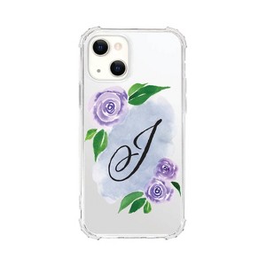 OTM Essentials Apple iPhone 15 Plus/iPhone 14 Plus Monogram Clear Tough Edge Floral Script Case - 1 of 4