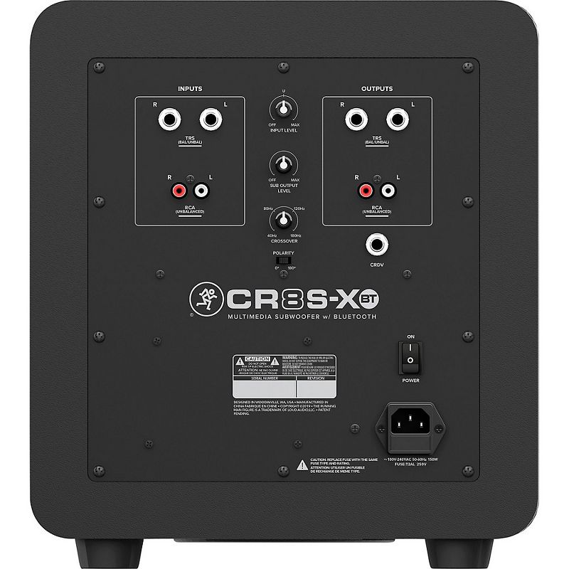 Mackie CR Series CR8S-XBT 8" Multimedia Subwoofer with Bluetooth, 3 of 4