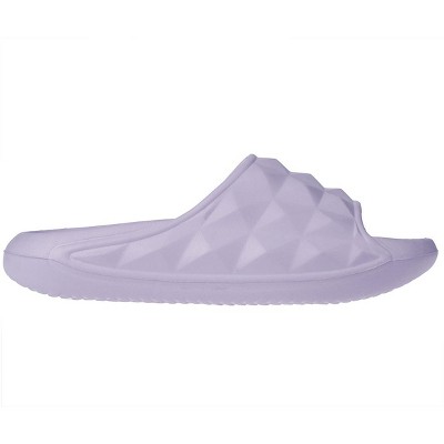 FOAMWALK Women's Flat Slip-On Textured EVA Slide Sandals - Comfy Slides for Women