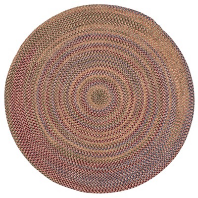 Colonial Mills Worley Round Area Rug - Red 8x8