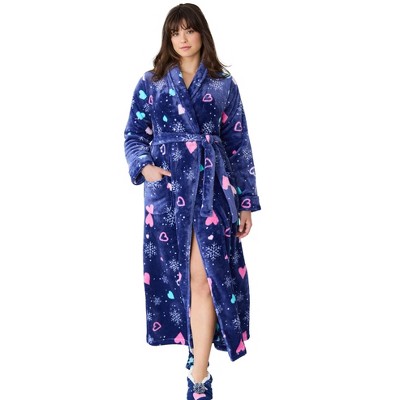 Dreams & Co. Women's Plus Size Plush Wrap Robe