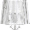 360 Lighting Baroque Accent Table Lamps 20" High Set of 2 Clear Acrylic See Through for Living Room Family Bedroom Bedside Nightstand - 3 of 4