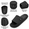 Alpine Swiss Omar Mens Slides Pillow Slippers for Men Ultra Cushioned Cloud Slides Waterproof Lightweight Sandals Quick Drying Non Slip Shower Shoes - 2 of 4