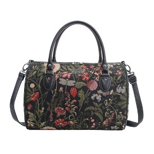 Signare USA Morning Garden Black Travel Bag - 1 of 4