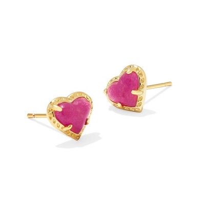 Kendra Scott Anna Stud Earrings Fuchsia Opaque Target