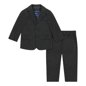 Andy & Evan  Infant Grey Stretch Suit - 1 of 4