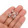 Unique Bargains Rhinestone Small Round Bulk Glass Spacer Beads for Jewelry Making 100 Pcs - 3 of 4
