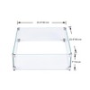 Elementi 23.6" Tempered Glass Wind Guard for Fire Pit Clear Glass Wind Screen - 4 of 4