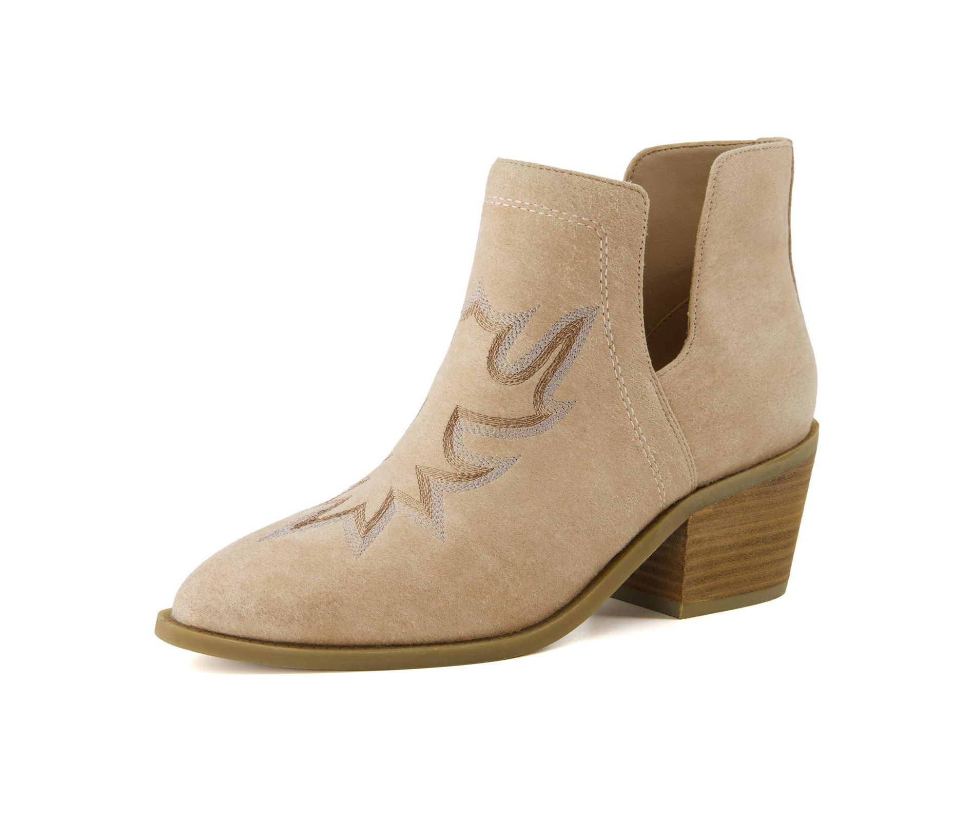 CUSHIONAIRE Women's Rustler Western bootie +Memory Foam, Wide Widths Available