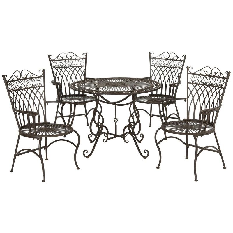 Thessaly 5 Piece Patio Outdoor Seating Set  - Safavieh, 1 of 4