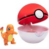 Pokémon Clip 'N' Go Poke Ball & Battle Figure Set, 3-pack - Starters Charmander, Bubasaur, Squirtle w/ Pokeball Accessory - Gift for Kids, Boys, Girls - 2 of 4