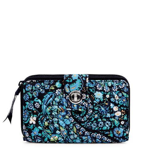 Vera bradley turnlock on sale wristlet