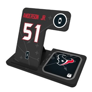 NFL Houston Texans Players Game Tactic 15-Watt 3 in 1 Charging Station - 1 of 4
