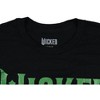 Wicked Men's Movie Glittery Wicked Logo Adult Short Sleeve T-Shirt - 3 of 3