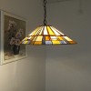 Chloe Lighting Merlin Mission 2 Light Blackish Bronze Ceiling Pendant 16`` Wide - 3 of 4