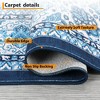 COZONY Area Rugs Machine Washable Rugs Floor Carpet Non-Shedding Vintage Rugs for Indoor High Traffic Areas, Low Pile Non-Slip Rug for Dining Room - 4 of 4