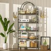 Artloge 5 Tier Tall Arched Storage Bookshelf Display Holder 76'' Tall Plant Stand Pot Indoor Display Shelves for Home Patio Garage - 4 of 4