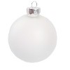 Northlight Petite Matte Finish Glass Christmas Ball Ornaments - 1.25" (30mm) - Snow White - 40ct - 3 of 4