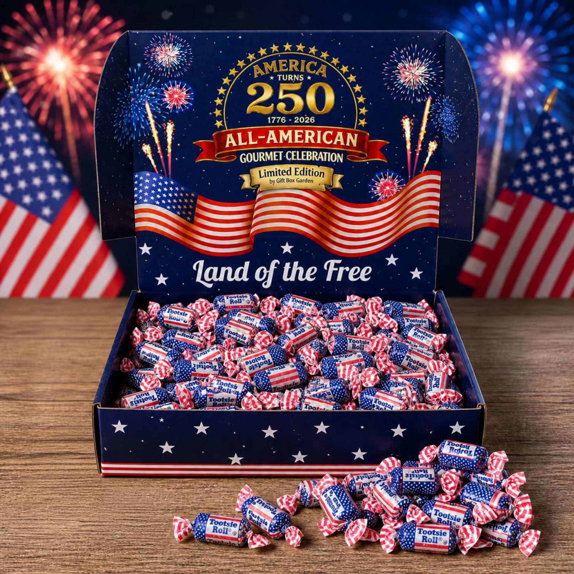 Gift Box Garden | America 250th Anniversary Limited Edition Patriotic Midgees (2 Pounds)