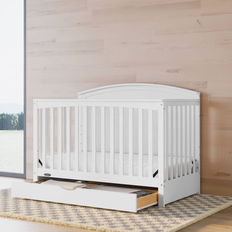 Graco Bellwood Convertible Crib with Drawer, 2 of 14