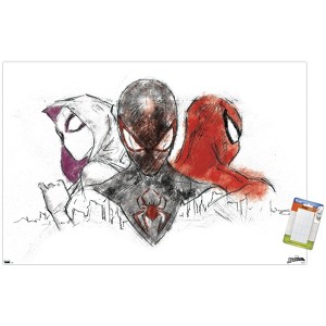 Trends International Marvel Comics Spider-Man - Gallery Edition Sketch Unframed Wall Poster Prints - 1 of 4