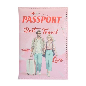 Unique Bargains Figure Pattern Passport Holder 1 Pc - 1 of 4