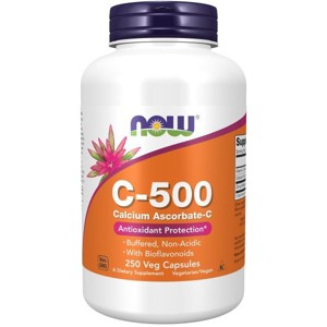 Vitamin C-500 Calcium Ascorbate-C by Now Foods  -  250 Capsule - 1 of 3
