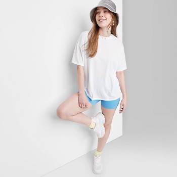 Women's Elbow Sleeve Oversized T-Shirt - Wild Fable™