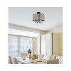 Elegant Lighting Elise 17 inch flush mount in black - 2 of 4