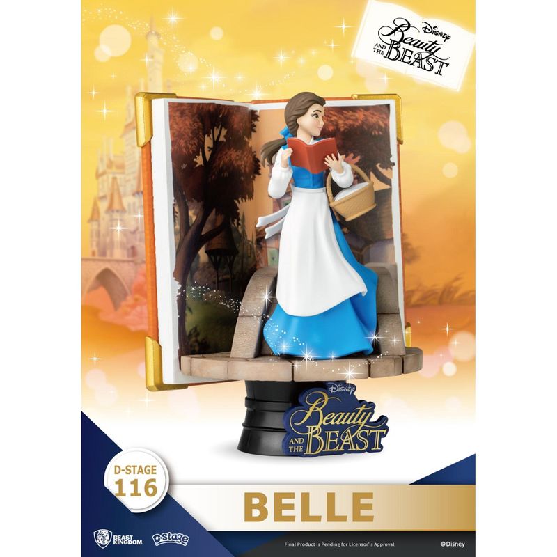 DISNEY Diorama Stage-116-Story Book Series-Belle (D-Stage), 3 of 6