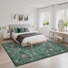 armhouse Floral Area Rug Non Slip Machine Washable Soft Non Shedding Floor Carpet Low Pile Ultra Thin Foldable Rugs for Living Room Bedroom Kitchen - 3 of 4