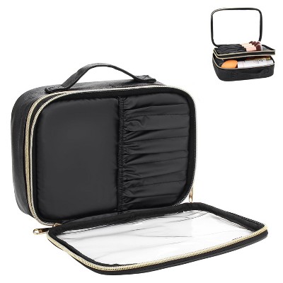 Paaaawaters Small Makeup Bag, Travel Cosmetic Bag Make Up Pouch, Small Makeup Organizer Bag for Women