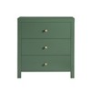 PAGED Wooden Nightstand with 2 Drawers and Open Shelf, Modern Side Table, Bedside Storage Cabinet for Bedroom, Living Room - 3 of 4