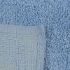 Set of 3 Classy Bathmat Collection Blue Cotton Tufted Bath Rug - Home Weavers - 4 of 4