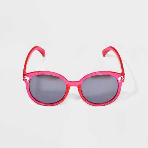 Girls' Barbie Round Sunglasses - Pink : Target