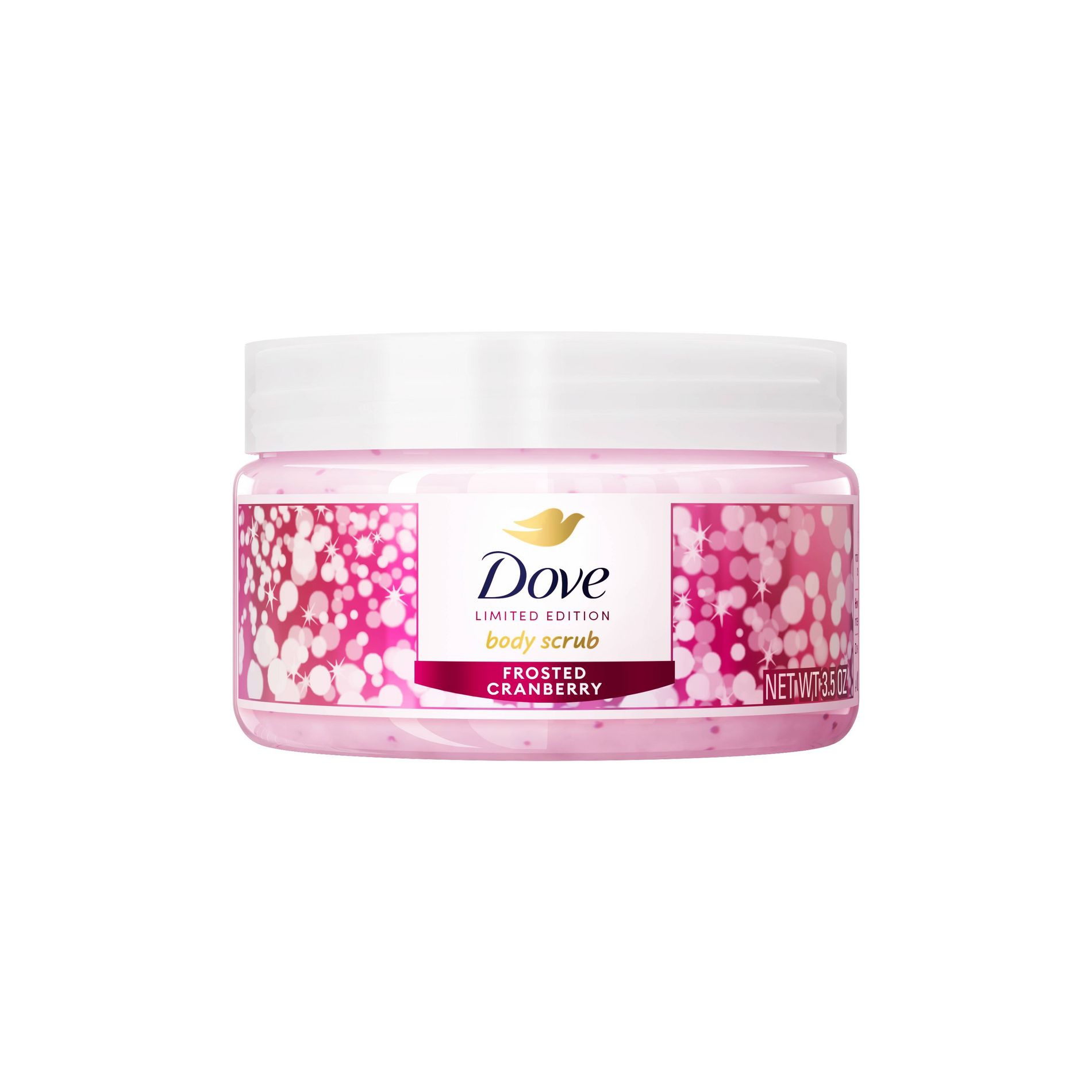 Dove Beauty Limited Edition Mini Body Scrub - Frosted Cranberry - 3.5oz