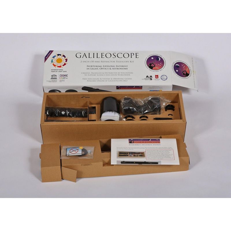 Galileoscope Refractor Telescope STEM Kit - GSCOPE, 4 of 9