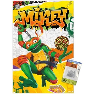 Trends International Teenage Mutant Ninja Turtles: Mutant Mayhem - Michelangelo Unframed Wall Poster Prints - 1 of 4