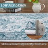 Fulvari Area Rug Vintage Rug Washable Indoor Medallion Rugs Low Pile Distressed Floor Carpet Retro Accent Rug for Living Room - 4 of 4