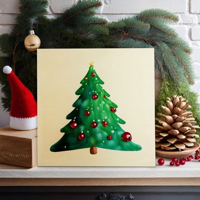 6 Pack Natural Pinewood Square Canvas Boards for Painting