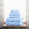 Luxury Cotton Heavyweight Ultra-Plush 6 Piece Towel Set by Blue Nile Mills - 2 of 4
