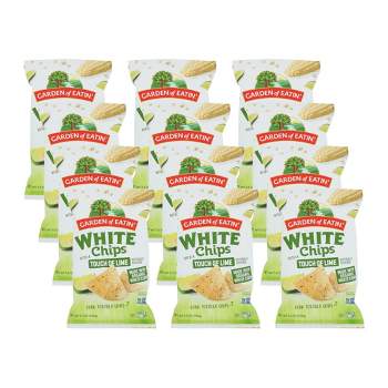 Garden Of Eatin' White Corn Tortilla Chips With A Touch Of Lime - Case of 12/5.5 oz