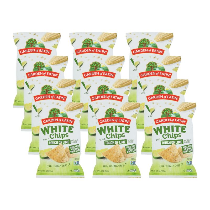 Garden Of Eatin' White Corn Tortilla Chips With A Touch Of Lime - Case of 12/5.5 oz, 1 of 7
