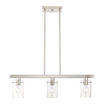 Livex Lighting Munich 3 - Light Chandelier in  Brushed Nickel