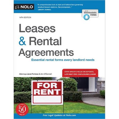 Leases & Rental Agreements - 14th Edition by  Janet Portman & Ann O'Connell (Paperback)