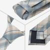 INSPIRE CHIC Plaid Woven Self-tied Striped Skinny Necktie 2.8" for College Graduation Campus 1 Pc - 3 of 4