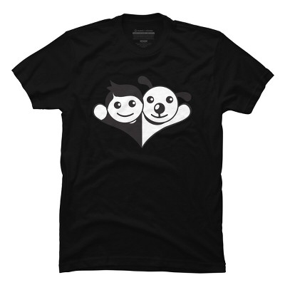 Men's Design By Humans Doggy Friend By graphicganga T-Shirt